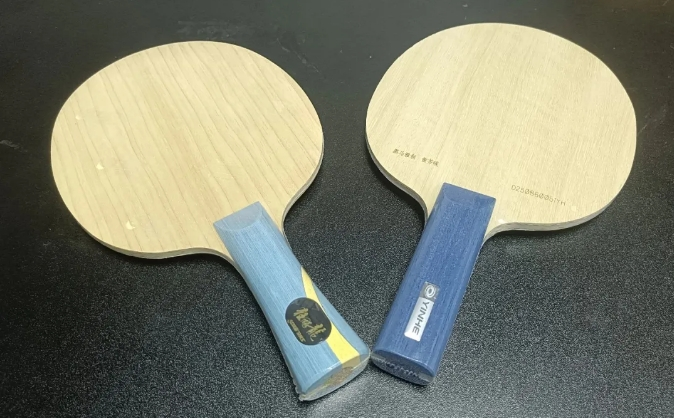 Custom KLC blades whose reinforcement plies are thicker than the W968's