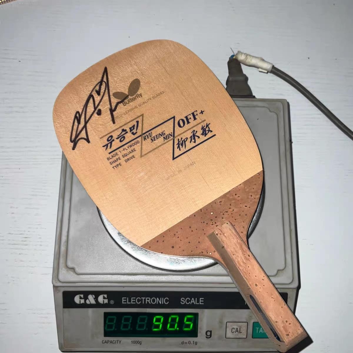 Butterfly Ryu Seung Min 21560 table tennis blade photo 4