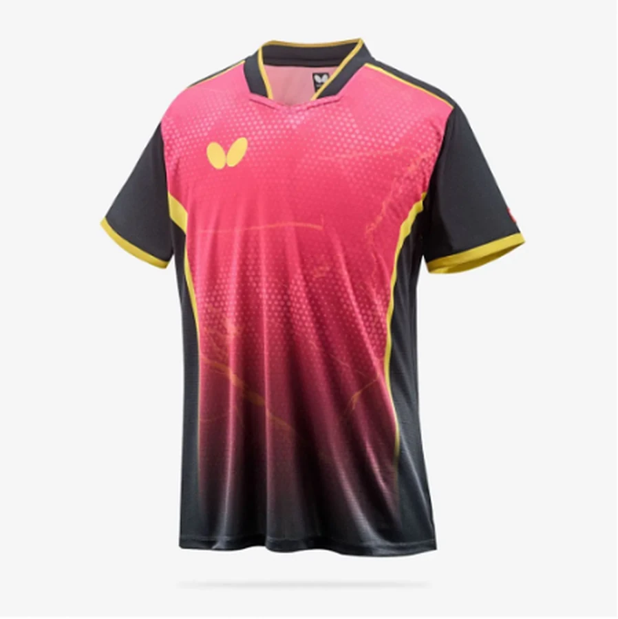 Butterfly Elista 10 shirt in pink and black